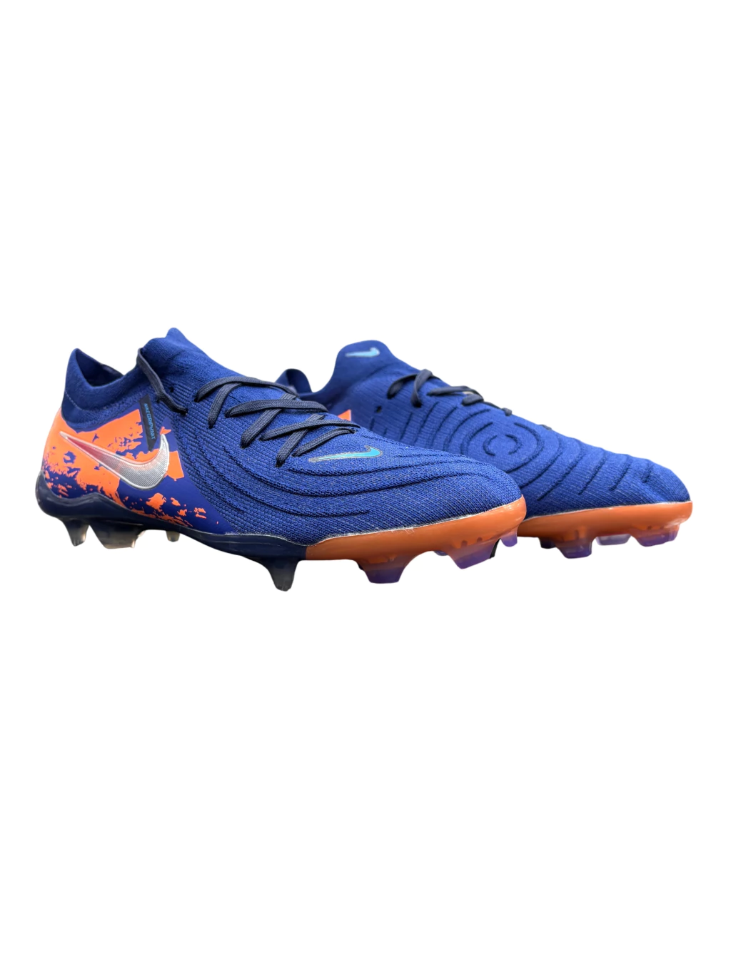 Chuteira Campo “NK Gripknit Blue Orange”