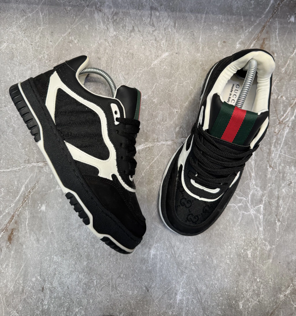 Tênis Re-Web Sneaker GG Preto