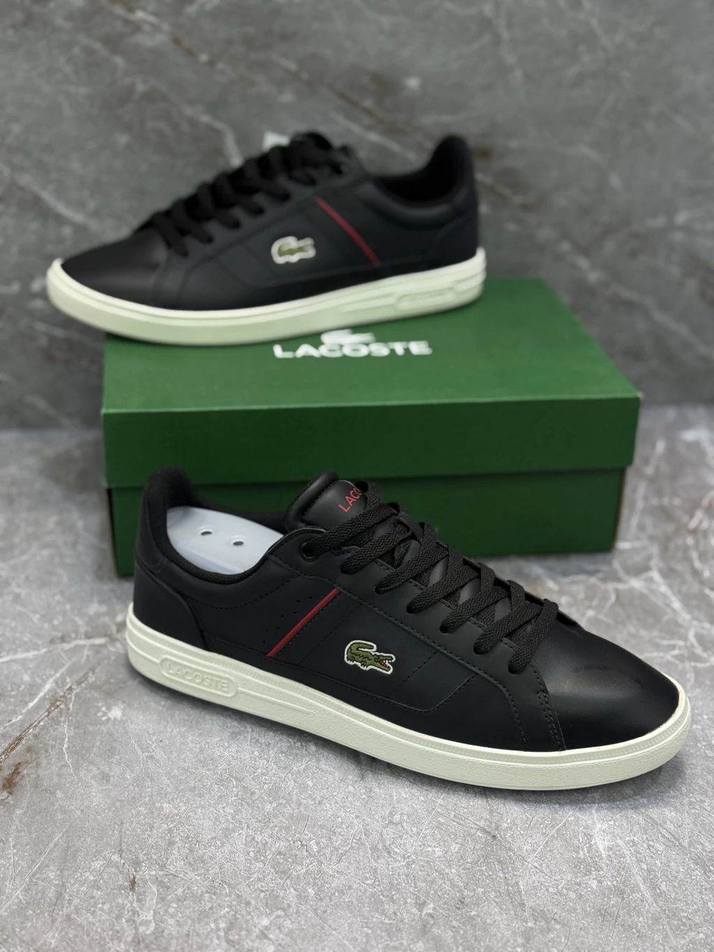 Tênis LA Europa Pro (Preto/Vermelho)
