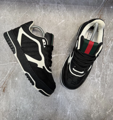 Tênis Re-Web Sneaker GG Preto