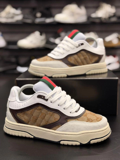 Gucci Re-Web "Brown/White"
