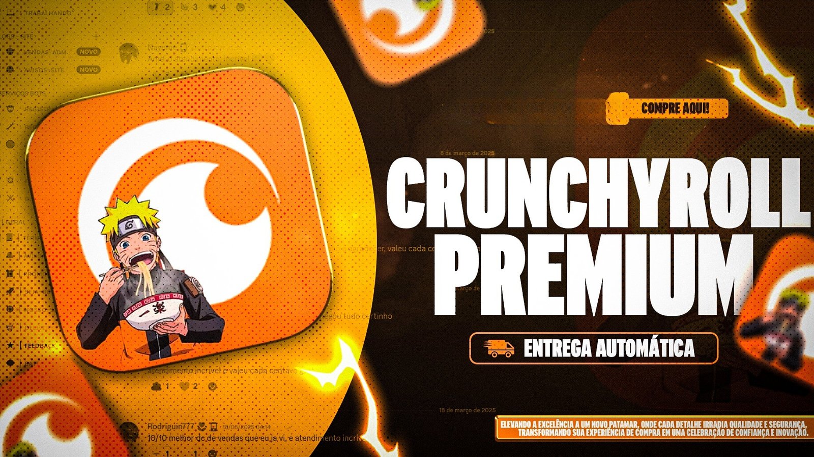 🛍️CRUNCHYRROL - COMPARTILHADA